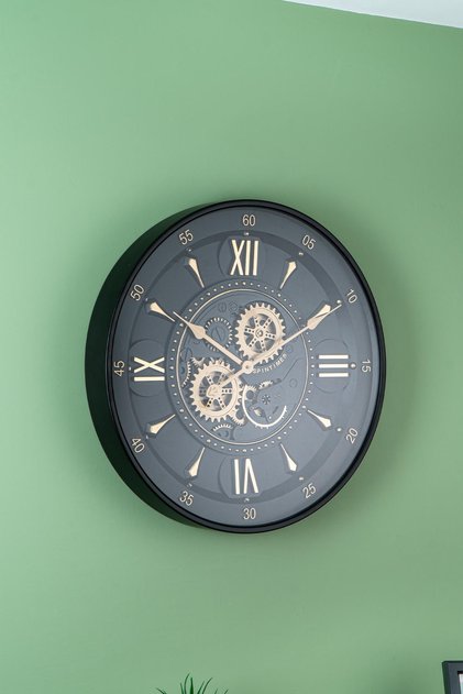 Çarklı Duvar Saati - 59 cm