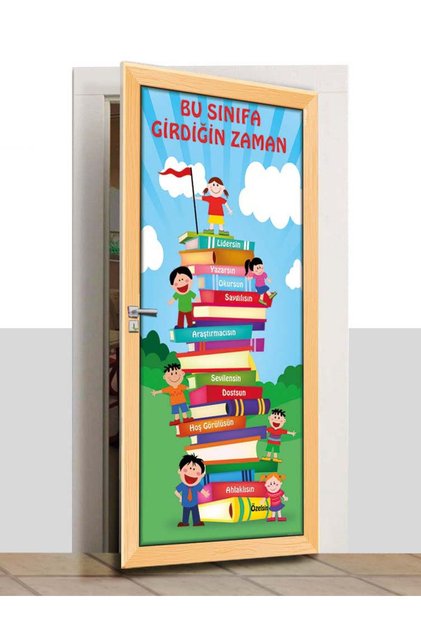 Okul Kapı Giydirme - Çocuklar - K414