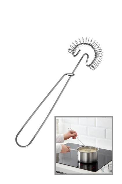 Idealisk Metal Pastry Beater Stainless Steel Beater Practical Kitchen Gadget