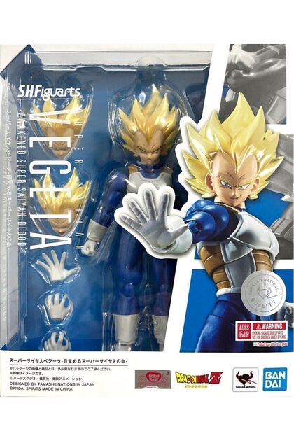 BANDAI VEGETA Awakened Super Saiyan Blood Dragon Ball Z DBZ SHF
