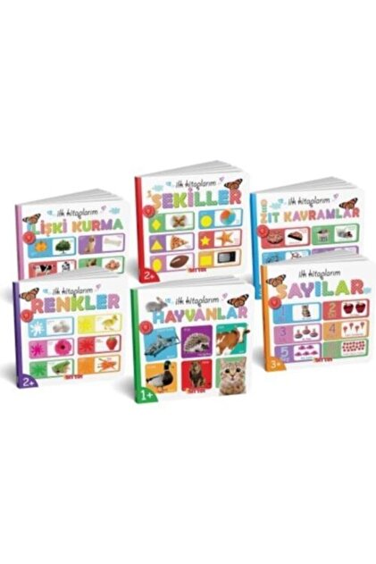 Diytoy Ilk Kitaplarım 6 Lı Set ( Sayılar,renkler,zıt Kavramlar