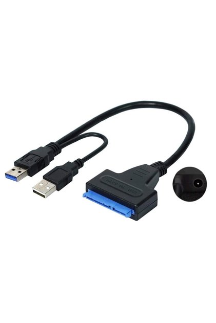 4741 Usb 3.0 2.5 3.5 Inç Sata Ssd Hdd Hard Disk Çevirici Dönüştürücü Adaptör Kablosu