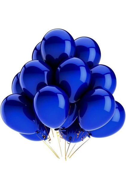 50 Metallic Navy Blue Balloons