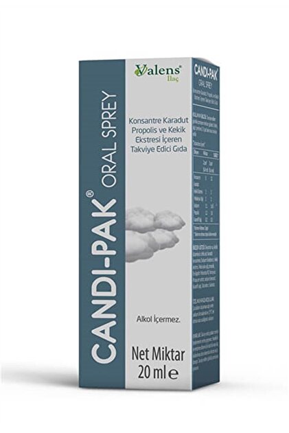 Candi-pak Ağız Içi Bakım Sprey 20 ml(ORİJİNAL)