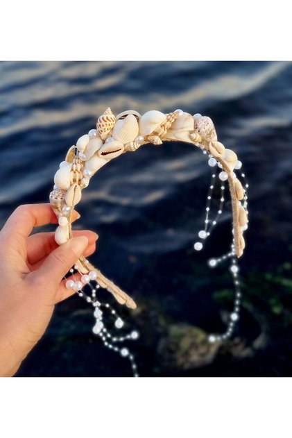 Starfish Crown, Seashell Crown, Bridal Crown, Maternity Crown, External Shooting Crown, Wedding Crown, Beach Crown,