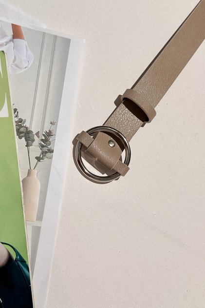 Silver Buckle Classic Women's Belt Waist Belt Coat Belt Dress Belt Pants Belt