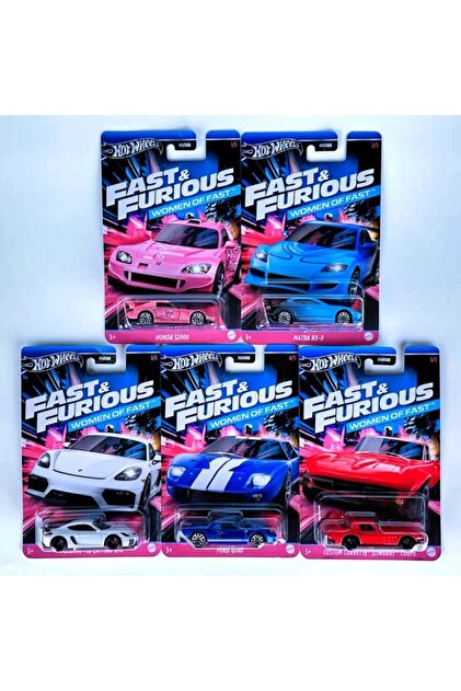 HOT WHEELS Fast and Furious WOMEN OF FAST ( 2024 ) 5'li Set