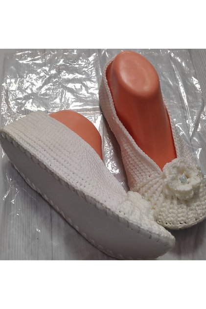 Hand Knitted Women's Ballerinas