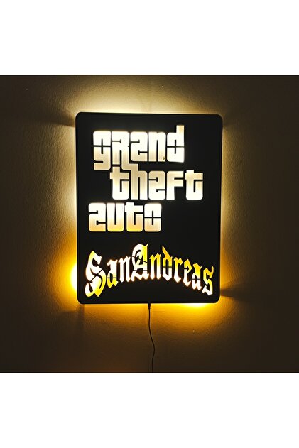 FOREVHOME GTA San Andreas Led Işıklı Tablo - Fiyatı, Yorumları