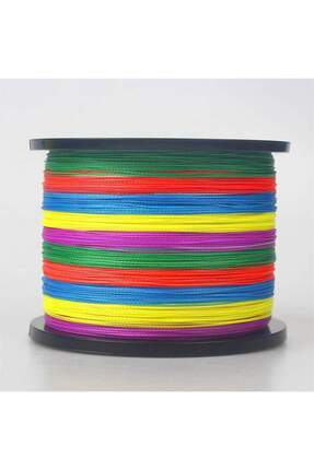 RIKIMARU 0.55 mm RW8-8 Katlı 1000 Metre Multicolour,Çok Renkli İp