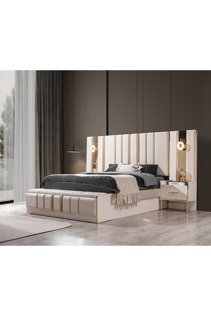 %100 MDF Alyans Yatak Odası Takımı Komodin