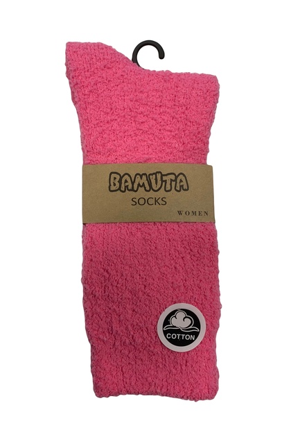 Cotton Soft Socks Dark Pink