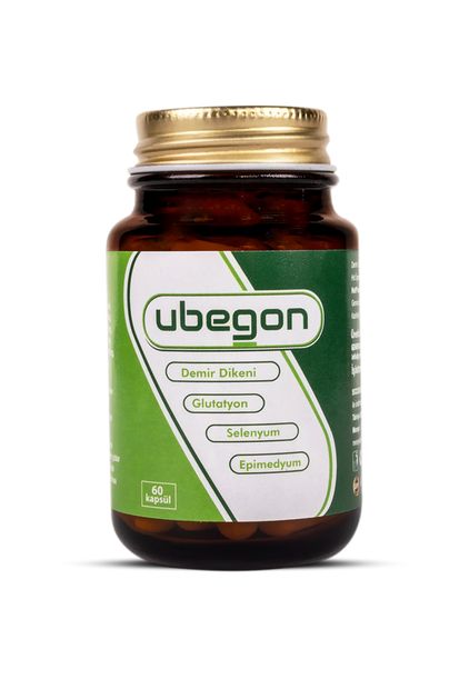 UBEGON Demir Dikeni, Glutatyon, Inositol Ve Betain Hcl Içeren Vitamin Takviyesi 3 Kutu - 5