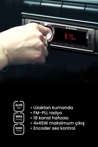 GOLDMASTER Bluetooth Usb Oto Radyo Sd-2118 - 3