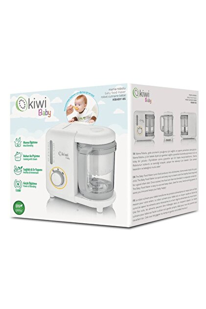 Kiwibaby Kiwi Kbaby-85 Bebek Mama Hazırlayıcı Buharlı Pişirme