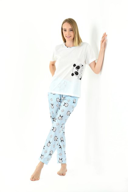 PANDA PRINTED PAJAMAS SET