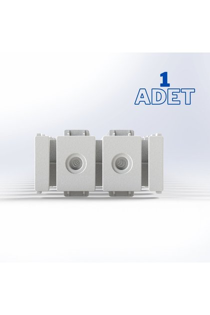 Perde Rayı Korniş Birleştirme Ek Aparatı Üçlü (3' LÜ KORNİŞ BİRLEŞTİRİCİ EK APARAT) - 1 Adet