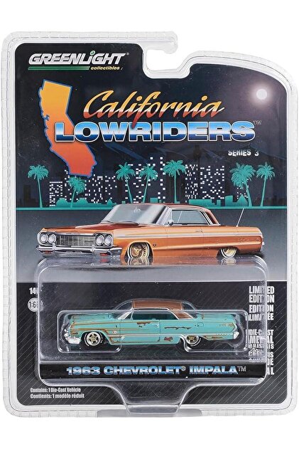 HOT WHEELS Greenlight California Lowriders 1963 Chevrolet Impala 1