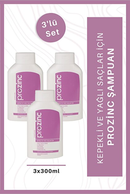 Prozinc Kepek Şampuanı Yağlı Saçlar Için 3x300 Ml. - Fiyatı, Yorumları