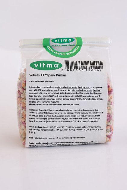 El Yapımı Karışık Sebzeli Kuskus 200gr