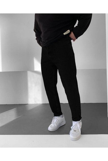 Black Boyfriend Basic Jeans
