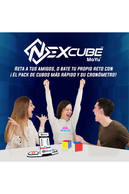 hediyecik Nexcube 3x3 Yarışma Paketi 2'li Zeka Küpü Rübik Küp Seti