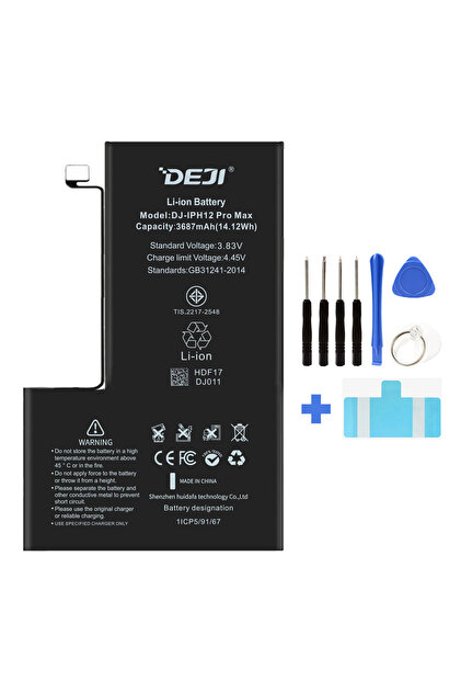 Deji Iphone 12 Pro Max Batarya Mucize Batarya - Orijinal Mah
