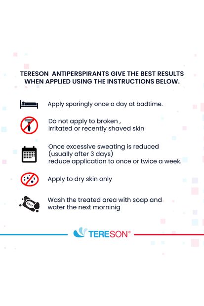 Tereson El,ayak, Koltuk Altı Terleme Önleyici Ve Ter Kokusuna Karşı Koruma Antiperspirant Sprey 50 ml - 7