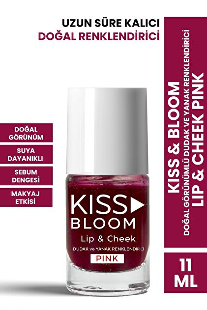 PROCSIN Kiss & Bloom Doğal Görünümlü Dudak ve Yanak Renklendirici
