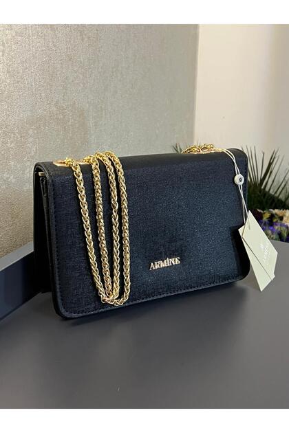 ARM.317.SY Armine Special Color Konbin Leather Handbag Designed as a Hand and Arm Bag