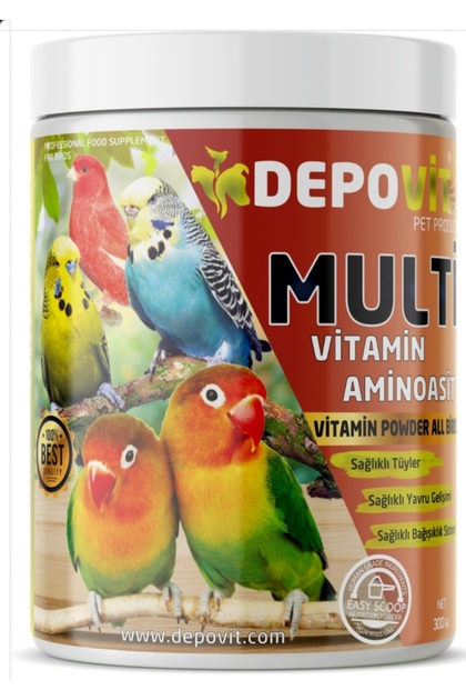 Depovit multivitamin aminoasit egzotik kanatlılara özel 300 gr toz