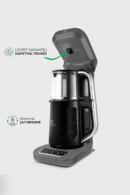 Karaca Robotea Pro 4 in 1 Konuşan Çay Makinesi Space Gray - 5
