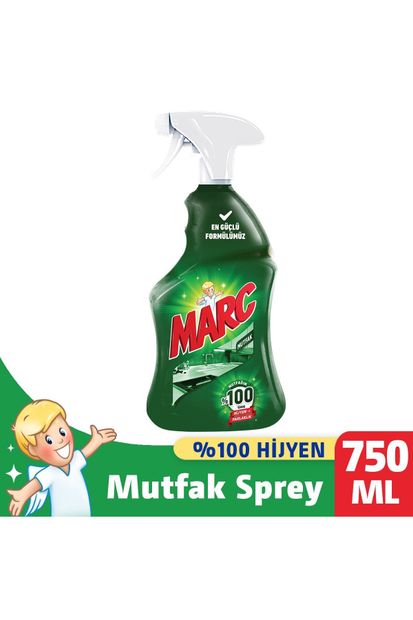 Marc Mutfak Yüzey Temizleyici, Yağ Ve Kir Çözücü Sprey 750 ml - 1