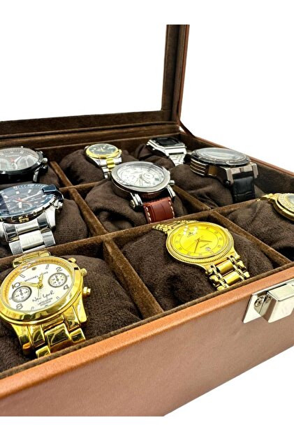 Dijital Çarşı Richbox 9'lu Saat Kutusu Taba - Fiyatı, Yorumları