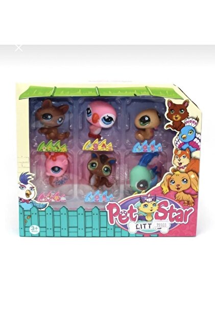 HIMMIY Littlest Pets Shop Minişler 12 Li Miniş Ailesi Yeni Nadir