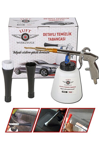Luft Werkzeuge Tg02 Detaylı Temizlik Makinası Bilyalı Sistem Oto
