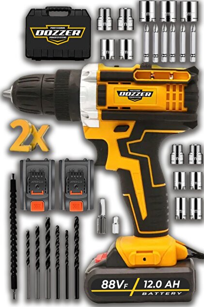DOZZER Alman 88 Vf 12 Ah Süper Seri Çift Çelik Şanzuman 2 Akülü