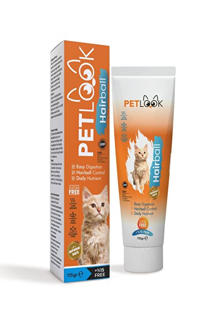 PetLook Kedi Maltı Hairball Tüy Yumağı Önlemeyi Destekleyen Kedi