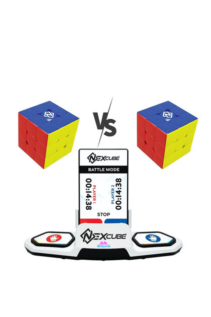 erty 3 スピキュール 2箱セット hediyecik Nexcube 3x3 Yarışma Paketi 2'li Zeka Küpü Rübik Küp Seti