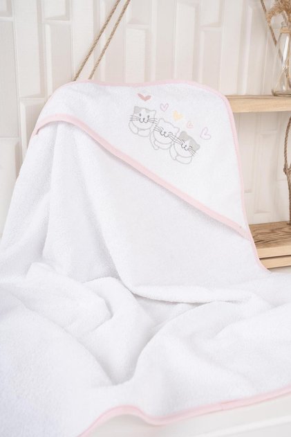 100% Cotton 75x75 cm Baby / Kids Swaddle and Blanket with Printed Headboard