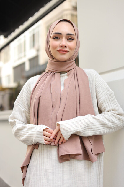 Cotton Cazz Shawl Hijab Light Milk Coffee