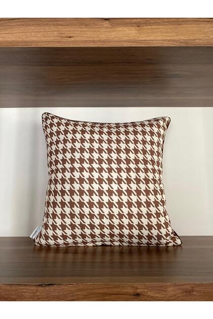 E89akrmkhv Digital Printed Double Sided Patterned Throw Pillow Cover with Piping Edges