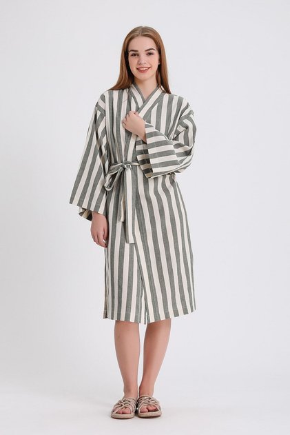 Line Kimono 100% Cotton