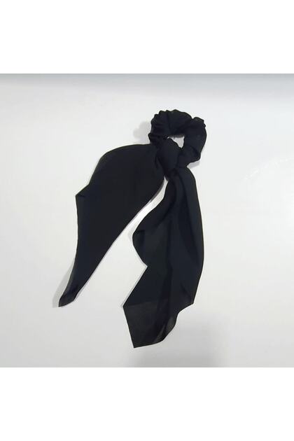 Black Color Bagel Buckle with Scarf - Scarf Buckle
