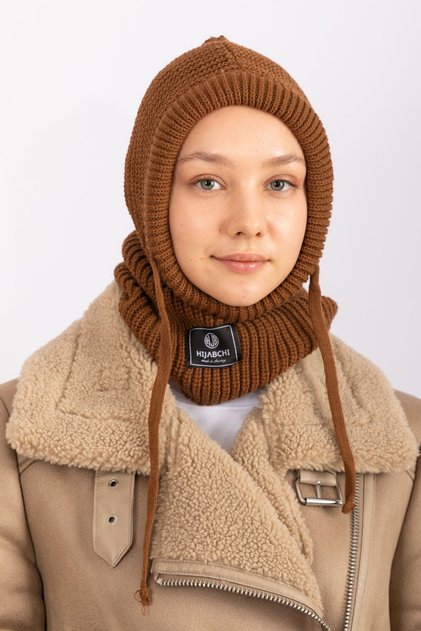 Balaklava Knitwear Beret - Cappucino