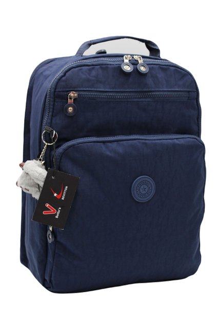 Bvt-1900 Navy Blue School Bag Water Resistant Fabric Unisex School Backpack
