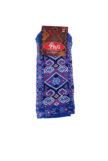Kilim Patterned Booties 2 Pairs of Socks