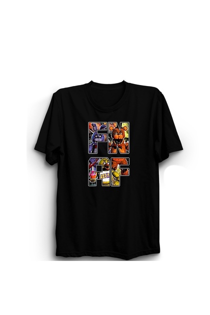 Five Nights at Freddy's, 5Naf, Fnaf, With Letters, Game, Game T-Shirt