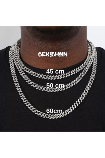 Çeko Chain 8MM Micro Cuban Chain Silver - Fiyatı, Yorumları