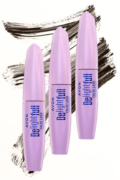 Delightful False Lash Suya Dayanıklı Maskara 10 Ml. Lava Brown Üçlü Set